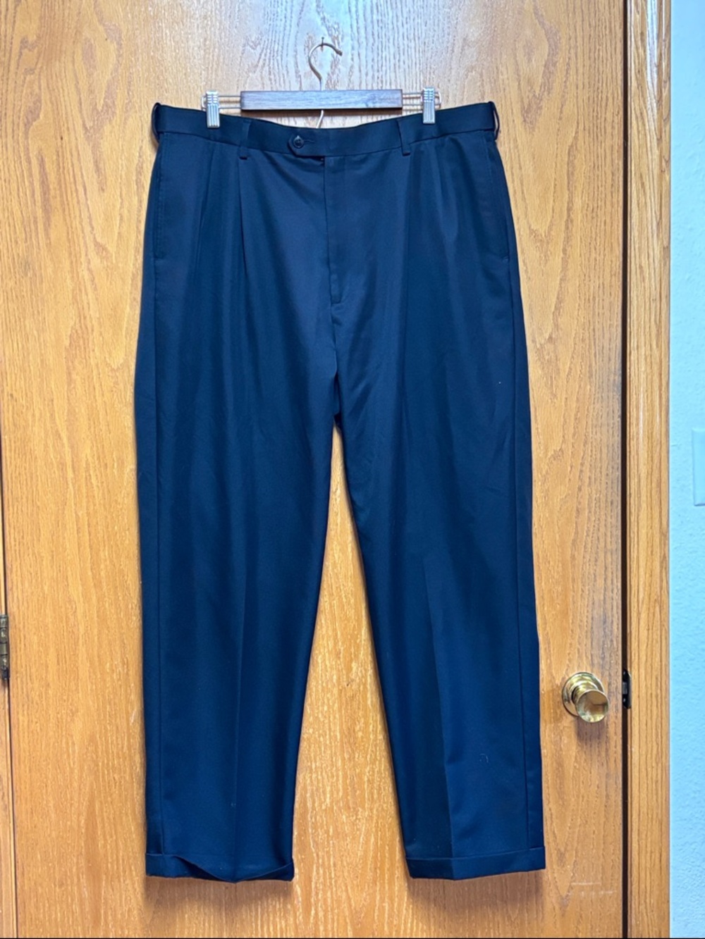 Men's Tailored Dress Pants - Navy